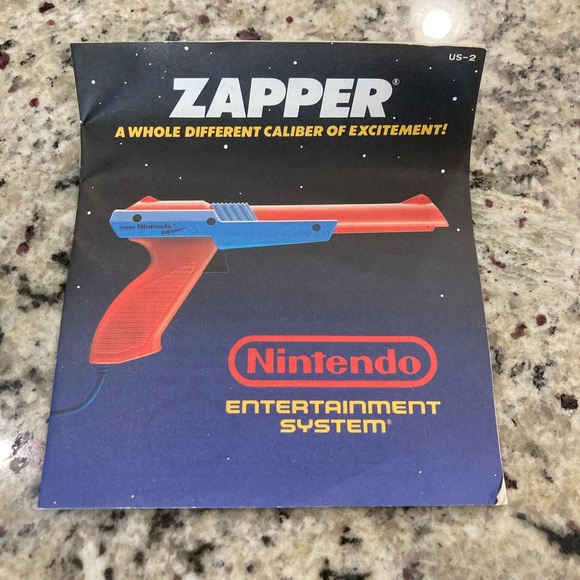 Nintendo Other - Original Nintendo Zapper instruction manual in Preowned good used condition